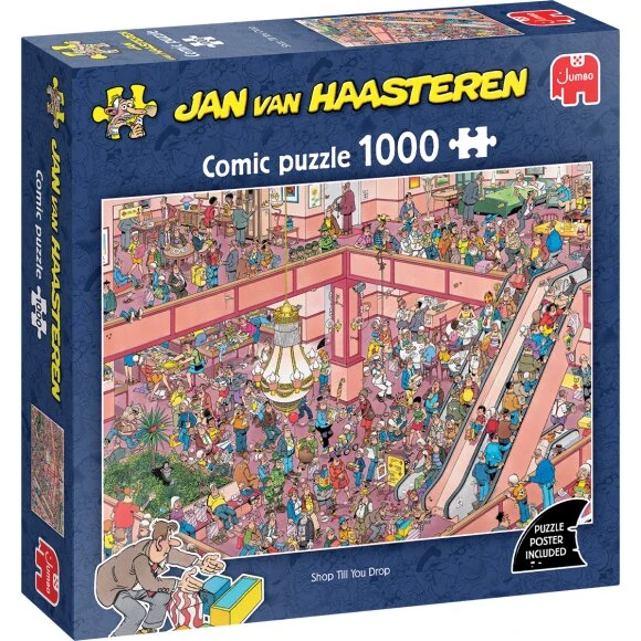 Jan van Haasteren Shop amok - 1000 brikker