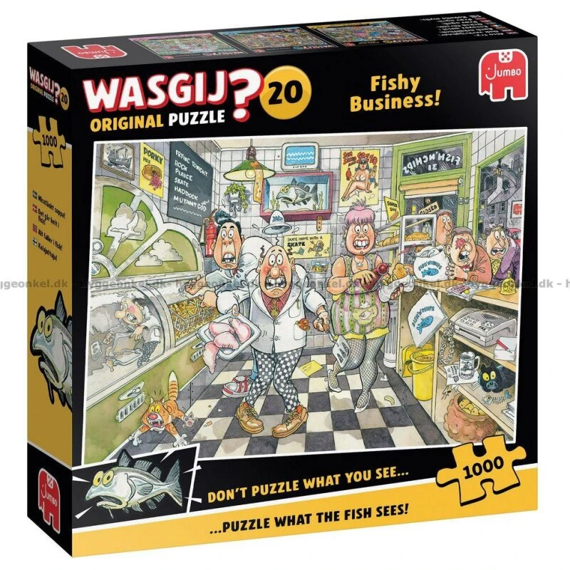Wasgij Original 20: Maden går i fisk - 1000 brikker