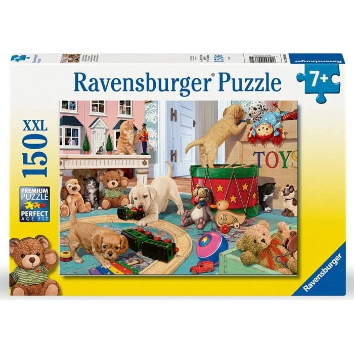 Ravensburger Little Paws Playtime puslespil, 150 brikker (49×36 cm)