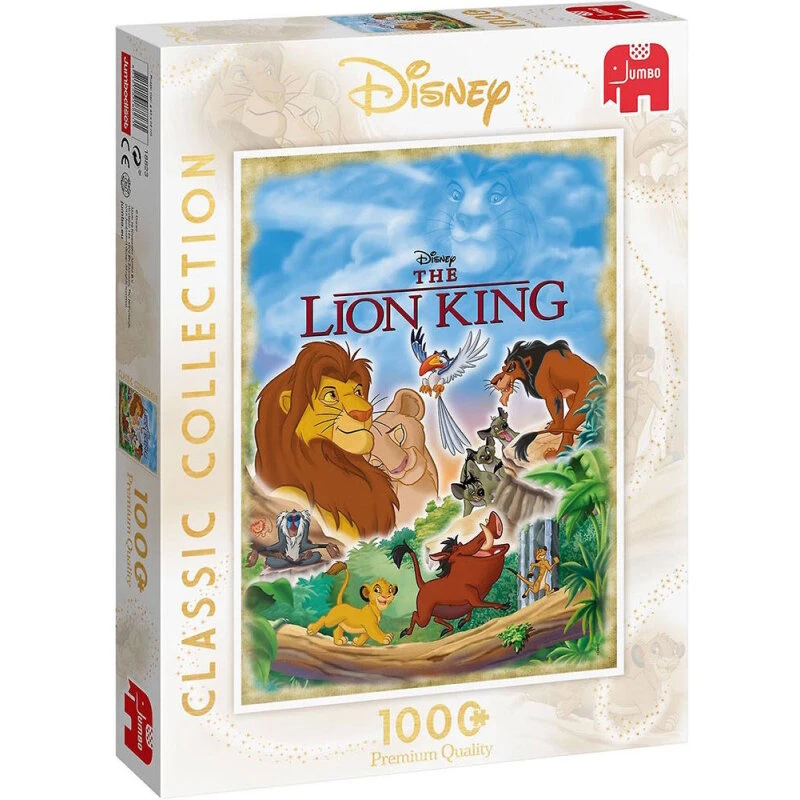 Jumbo Disney: Løvernes Konge – 1000 brikker (68×49 cm)