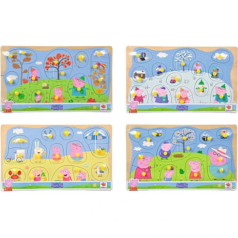 Eichhorn Peppa Pig knoppuslespil (assorteret)
