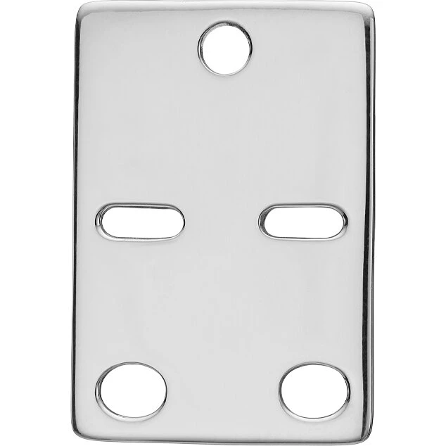 Aagaard dog tag vedhæng i sølv 18,5x26 mm