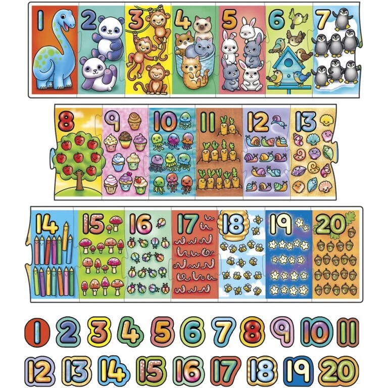 Orchard Toys Giant Number Puslespil 3+ år