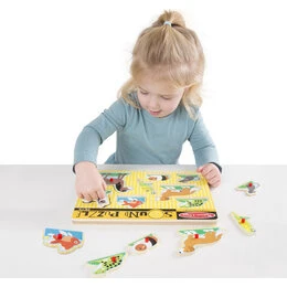 Puslespil med lyd – Kæledyr (2–4 år)