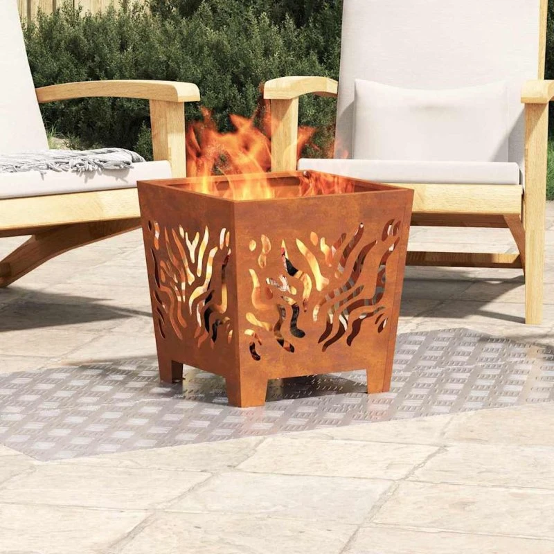 vidaXL Trappe Tredje 4 stk Sølv 70 x 40 cm Aluminium