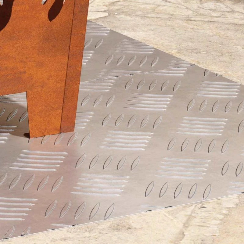vidaXL Trappe Tredje 2 stk Sølv 80 x 40 cm Aluminium