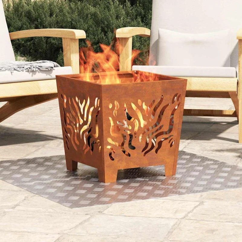 vidaXL Trappe Tred 50x50 cm Sølv Aluminium