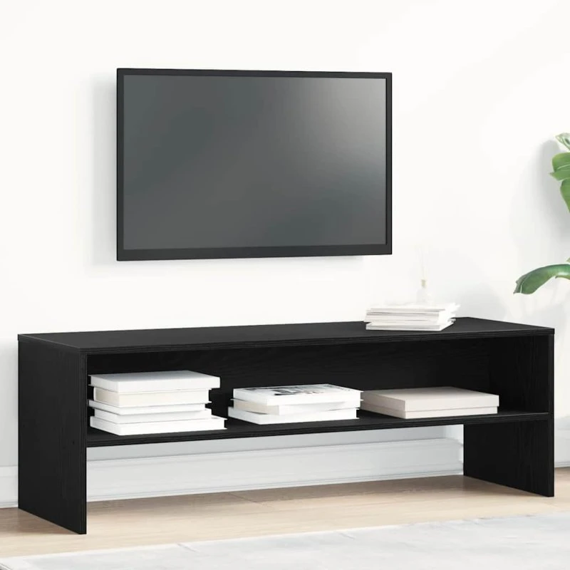 vidaXL tv-bord 120x40x40 cm konstrueret træ sort
