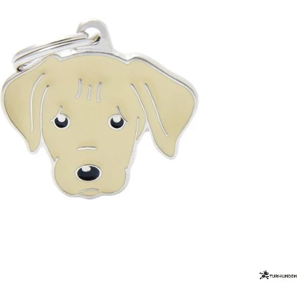 My Family Hundetegn Labrador med lys, gul