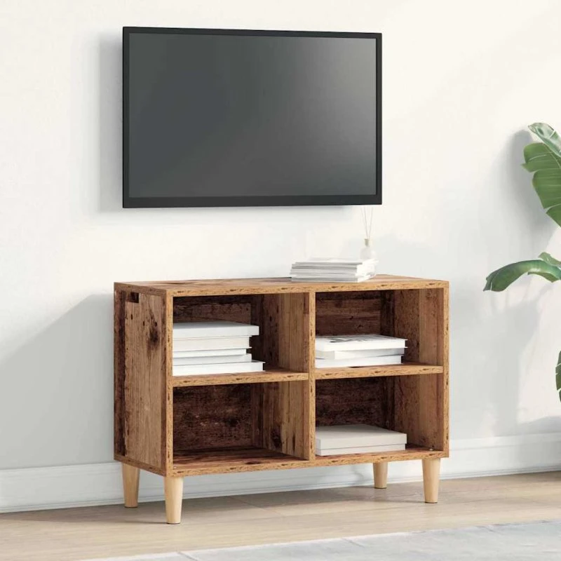 vidaXL TV-skab Gammelt træ 69,5 x 30 x 50 cm Konstrueret træ