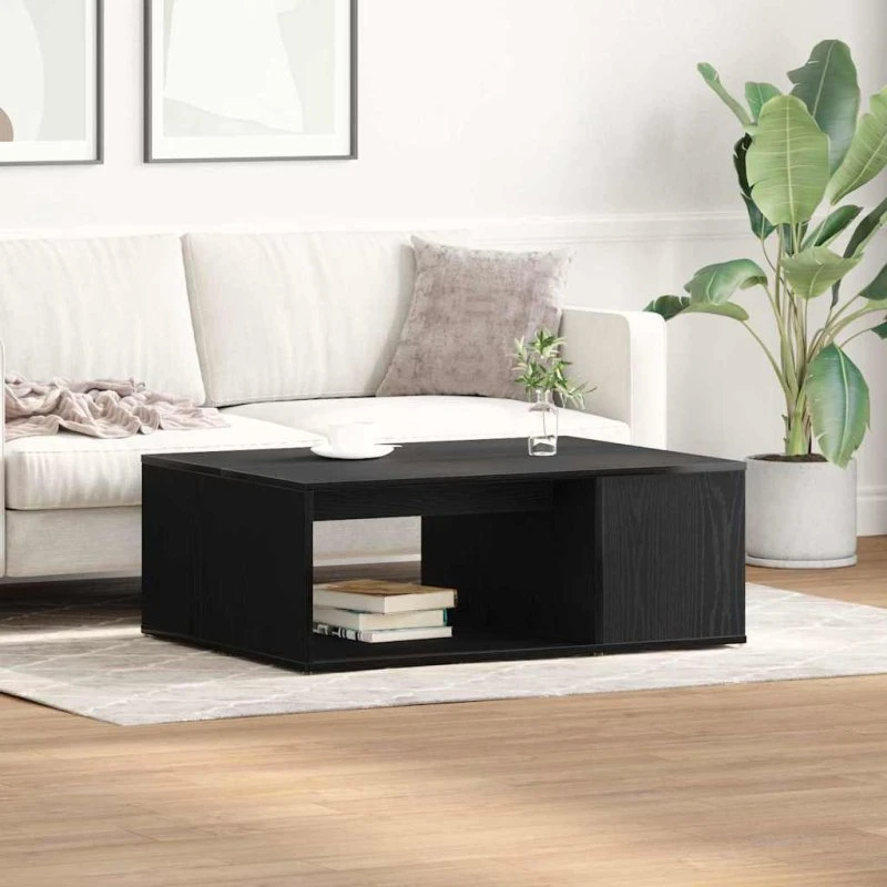 vidaXL Sofabord Sort 90 x 67 x 33 cm Konstrueret Træ