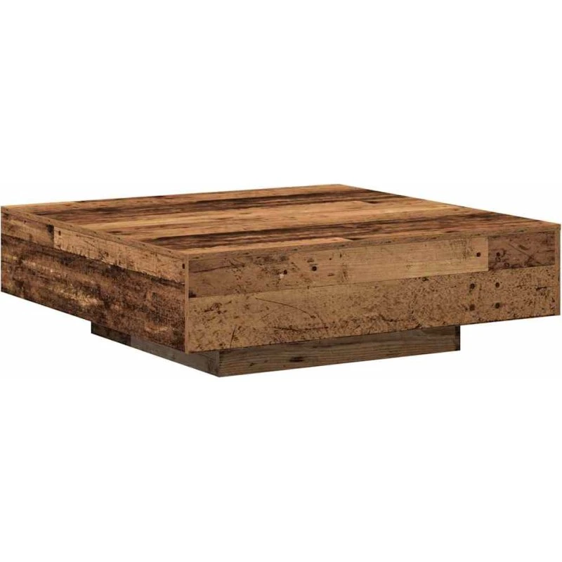 vidaXL Sofabord Gammelt Træ 100x100x31 cm