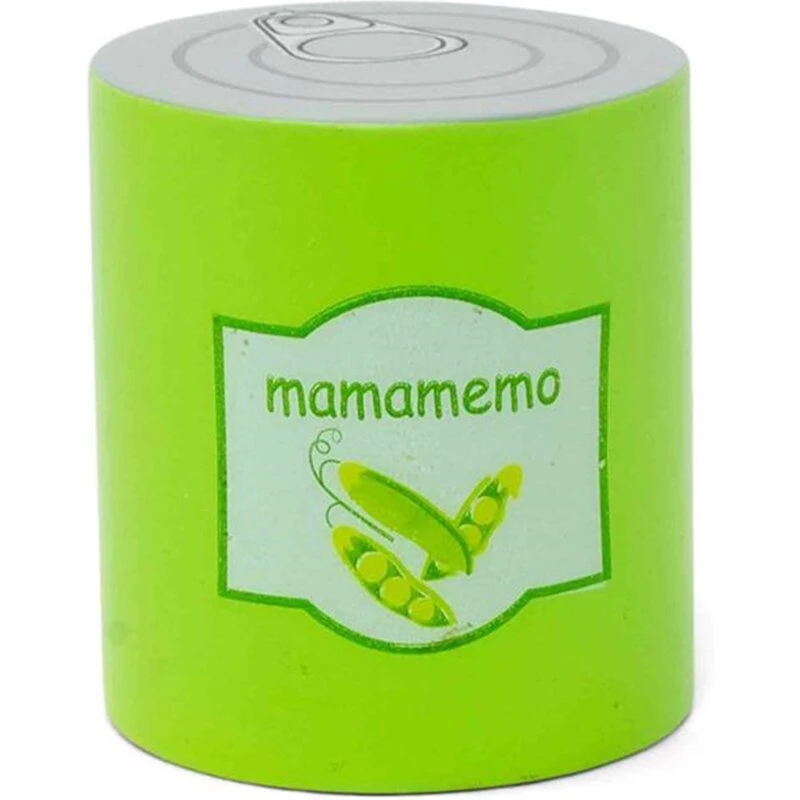 MaMaMeMo Legemad Dåseærter, trædåse 4,5x4,5x5 cm