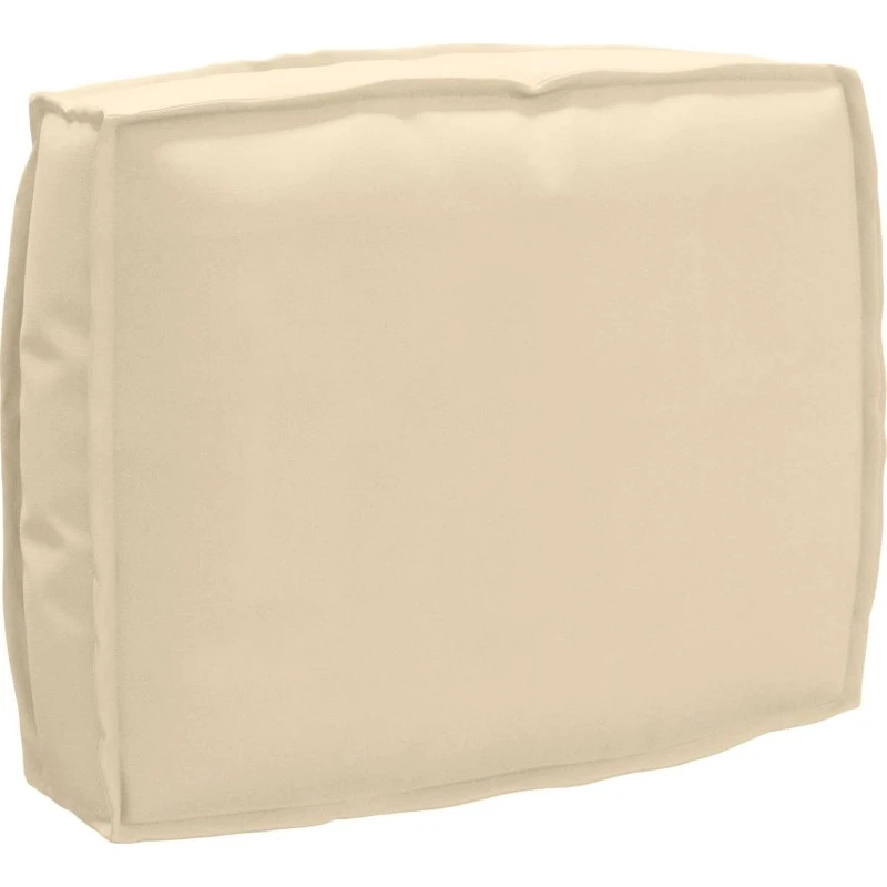 vidaXL Pude Beige 50 x 40 x 12 cm Oxford stof
