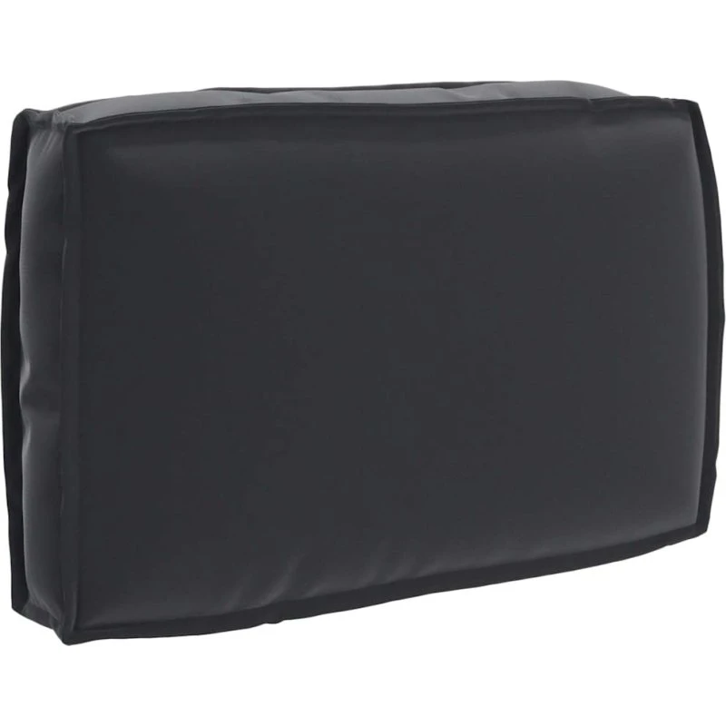 vidaXL Pude Sort 60 x 40 x 12 cm Oxford stof
