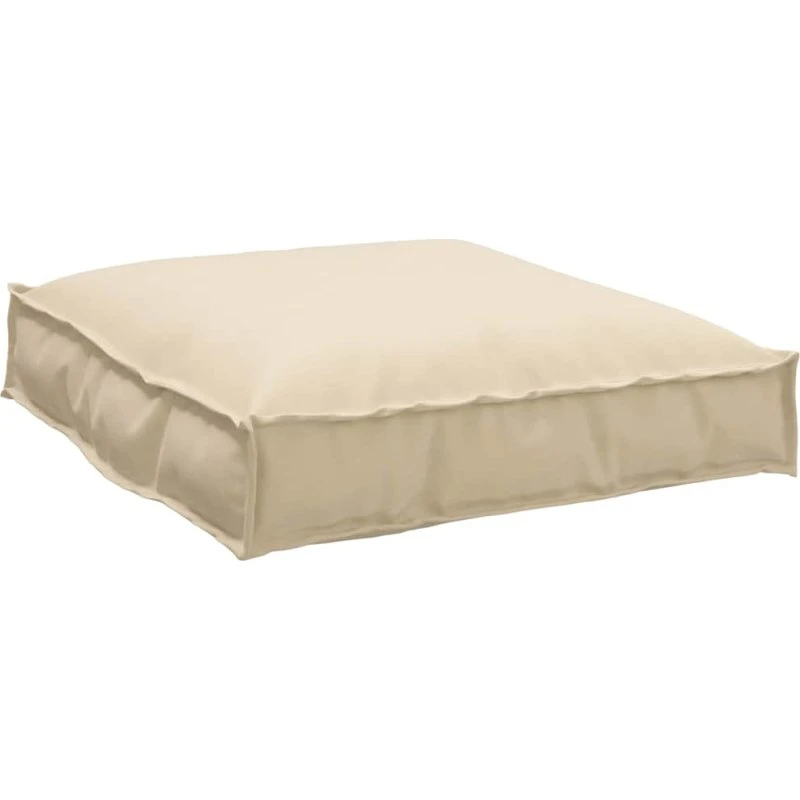 vidaXL Pude Beige 70 x 70 x 12 cm Oxfordstof