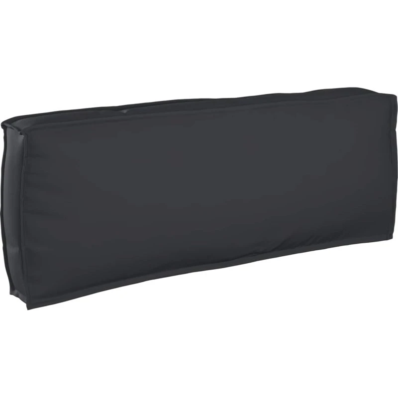 vidaXL Pude Sort 120 x 40 x 12 cm Oxford stof
