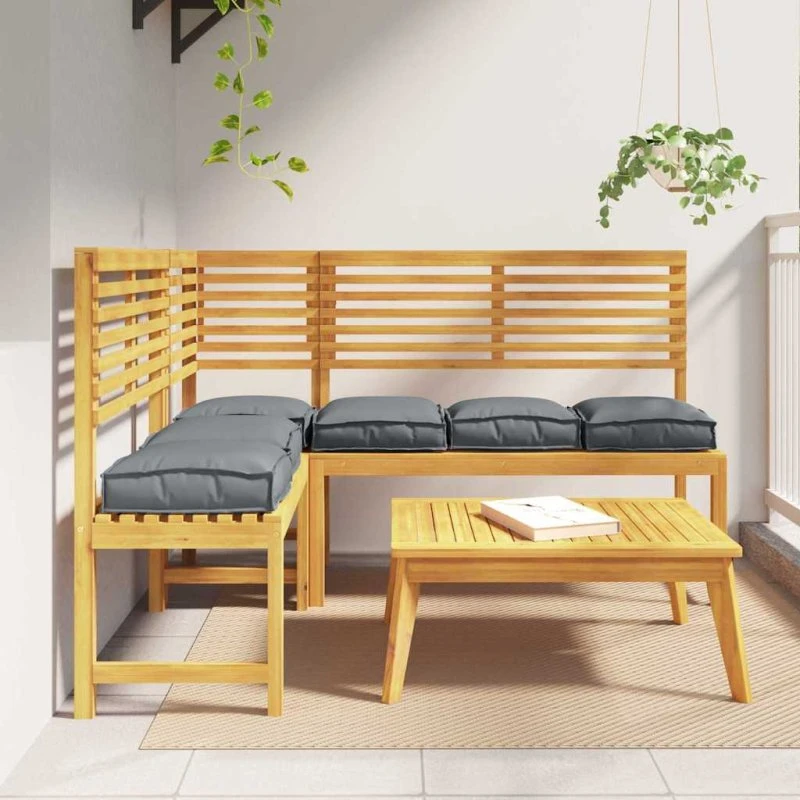 vidaXL Pude 6 stk Antracit 40 x 40 x 8 cm Oxford stof