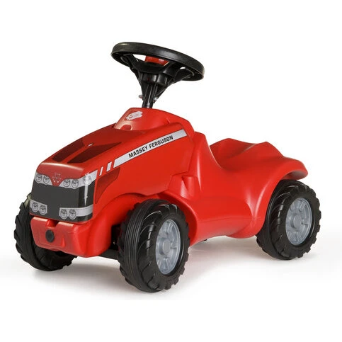 Rolly Minitrac Massey Ferguson skubbe-traktor med lyd