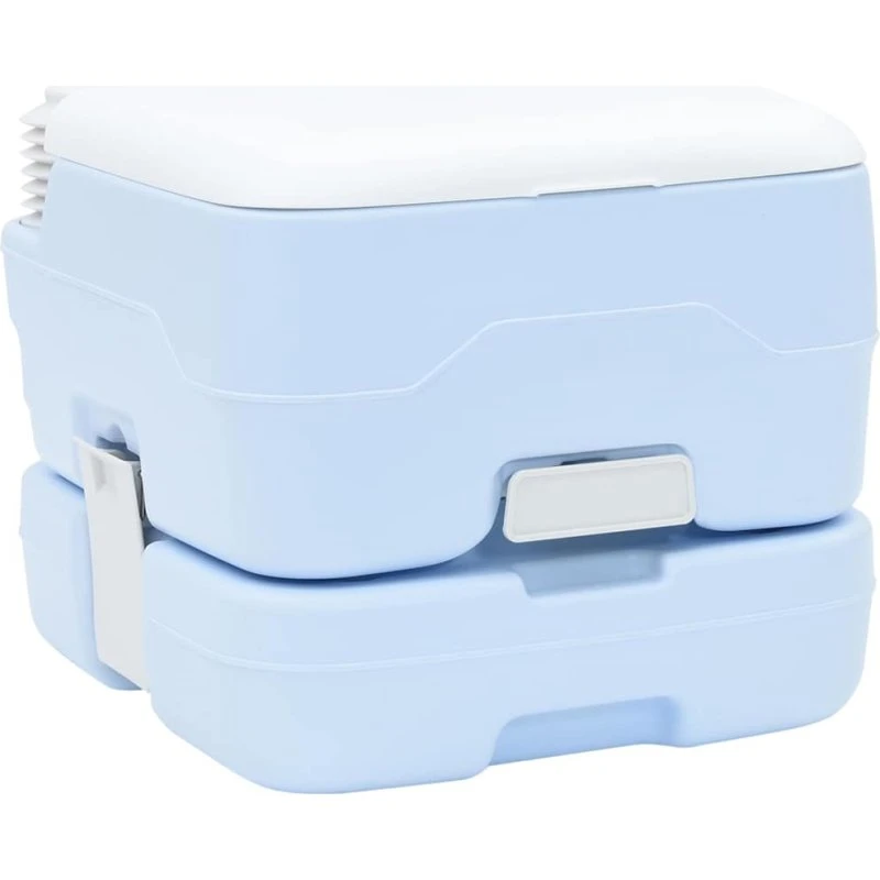 vidaXL Campingtoilet Lyseblå, 41,5 x 36,5 x 30 cm