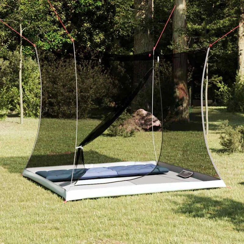 vidaXL Indertelt Sort 206 x 188 x 175 cm