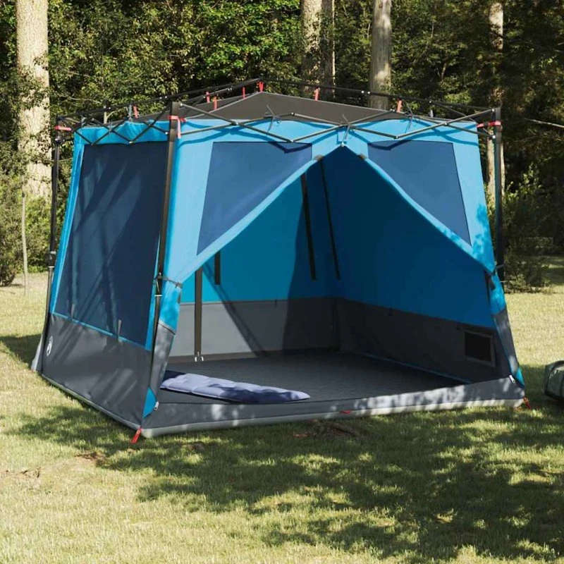 vidaXL Indertelt Blå 291x291x240 cm med opbevaring