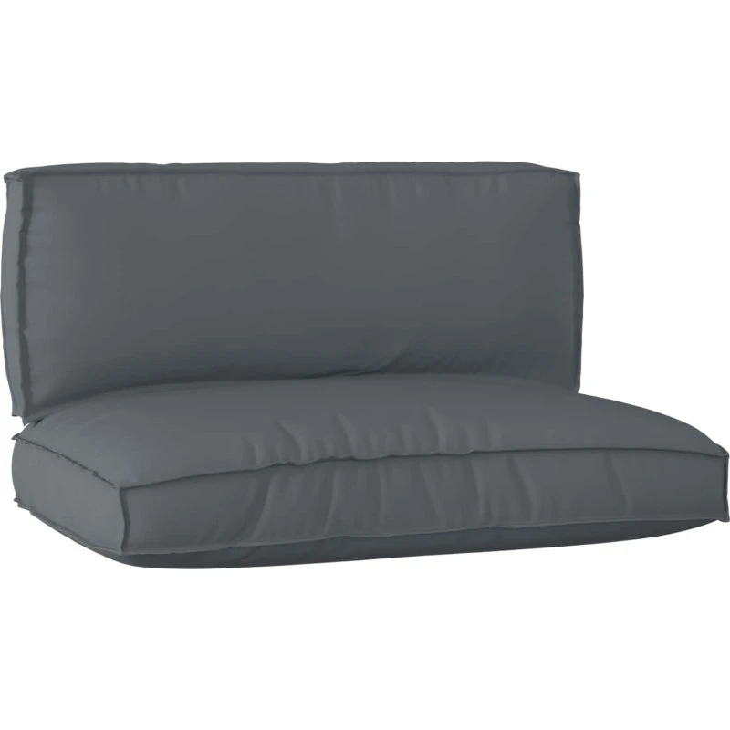 vidaXL Palle Pudesæt 2 stk Antracit 120 x 80 x 12 cm Oxford stof