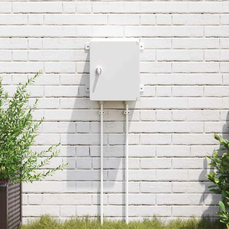 vidaXL Kontrolskab Grå 32 x 13 x 30 cm ABS Plastik