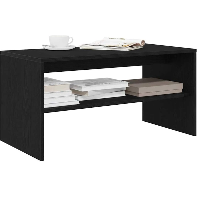vidaXL tv-bord 80x40x40 cm konstrueret træ sort