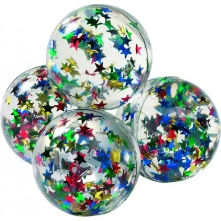 Goki Hoppebold m. stjerne-glimmer, Ø 4,5 cm