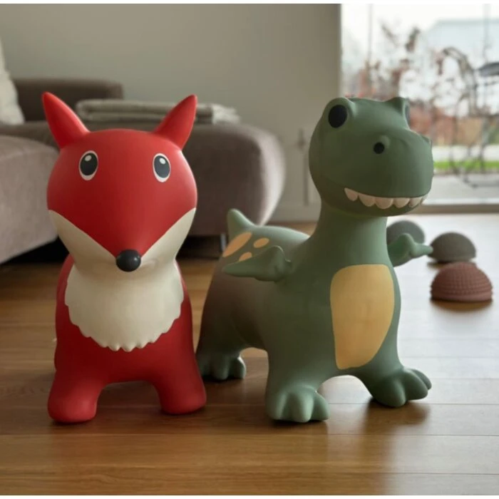 Find That Hippo Lela Ræv hoppedyr, orange, 60x23x52 cm