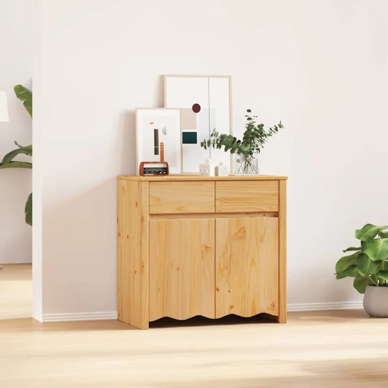 vidaXL Sideboard Drammen Egetræsfarvet 79 x 43 x 75,5 cm