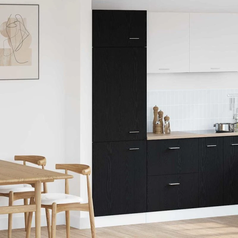 vidaXL Hængeskab Lyon Sort 60 x 57 x 207 cm Konstrueret Træ
