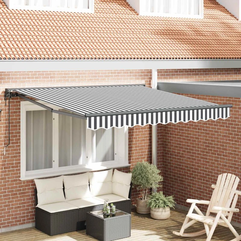 vidaXL Markiseramme Anthracit/Hvid 300x250 cm