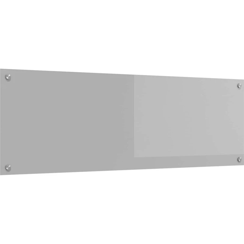 vidaXL Køkkenbacksplash Lysegrå 120 x 40 cm hærdet glas