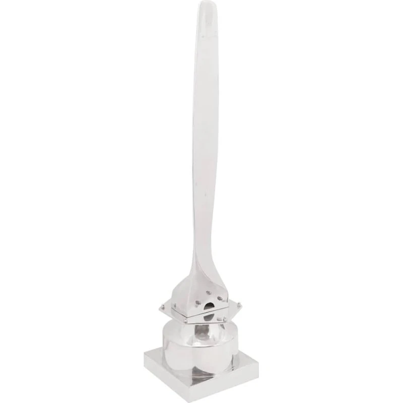 vidaXL Skulptur Sølv 26 x 26 x 110 cm Aluminium