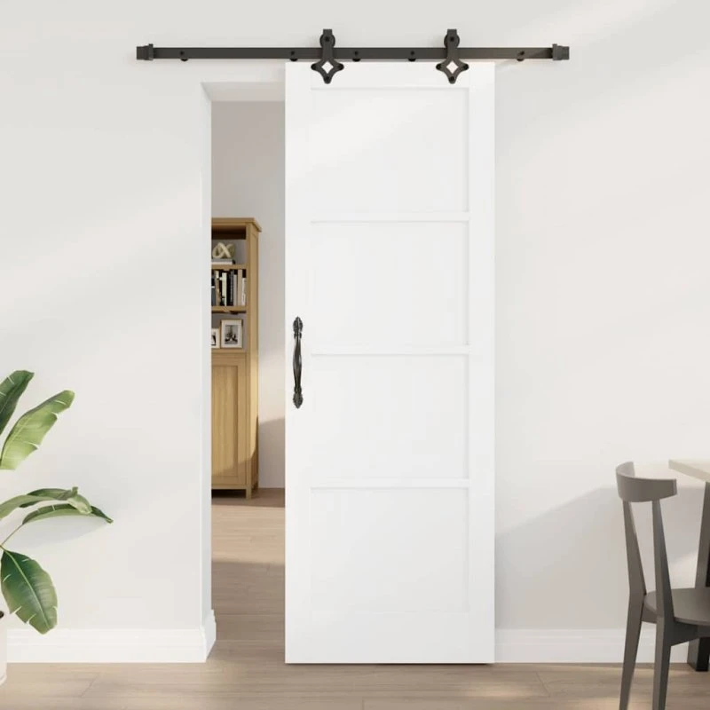 vidaXL Skydedør ORKDAL Hvid 73,5 x 211 cm