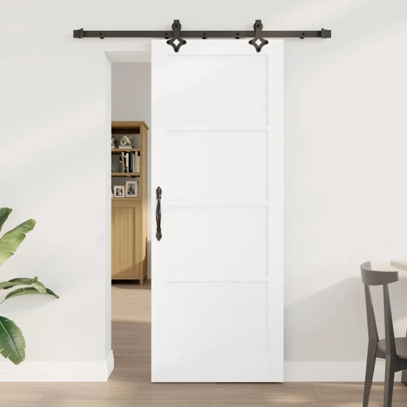 vidaXL Skydedør ORKDAL Hvid 78 x 202 cm