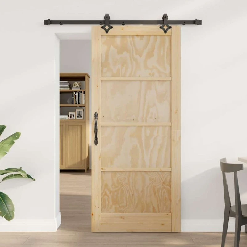 vidaXL Skydedør ORKDAL Brun 86 x 198,5 cm