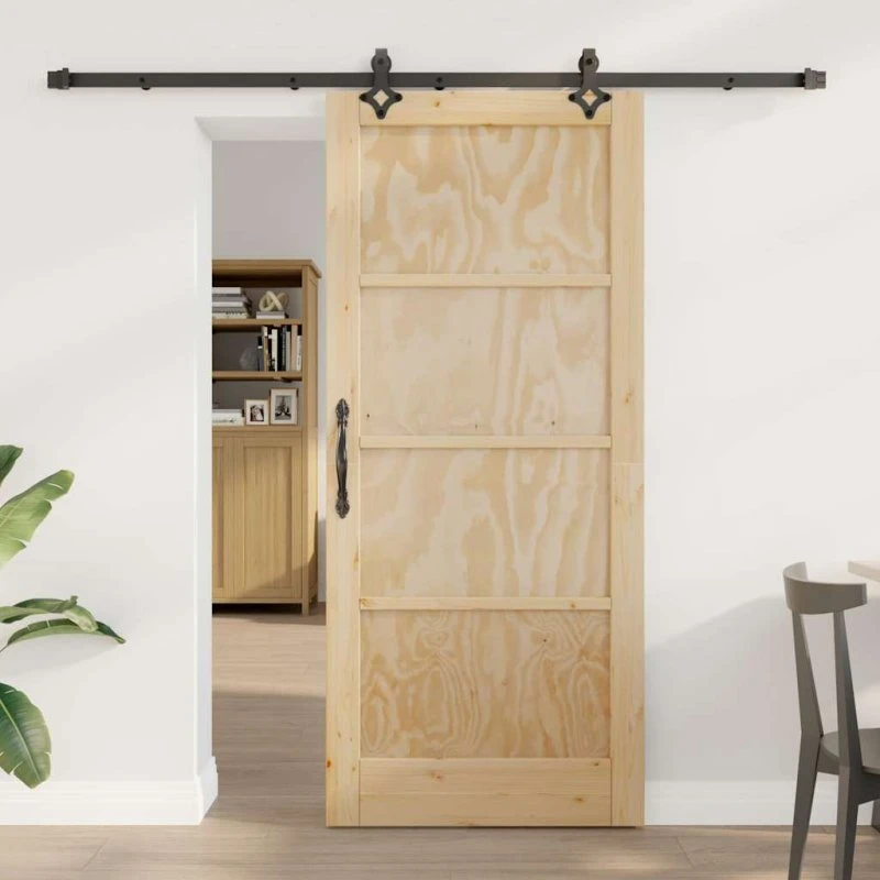 vidaXL Skydedør ORKDAL Brun 86 x 198,5 cm