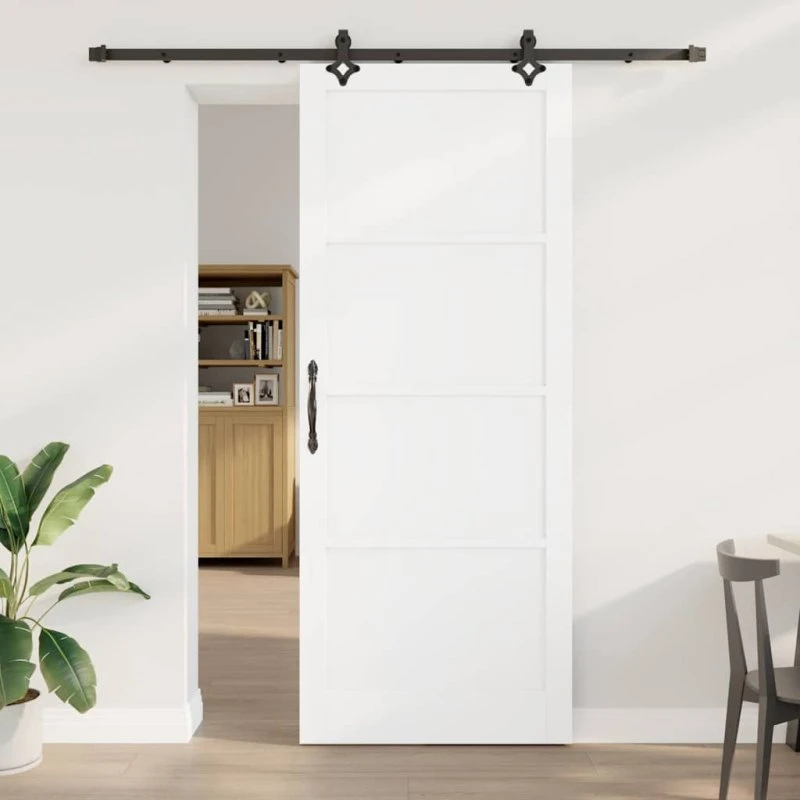 vidaXL Skydedør ORKDAL Hvid 93 x 232 cm