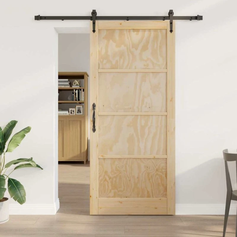 vidaXL Skydedør ORKDAL Brun 93 x 211 cm