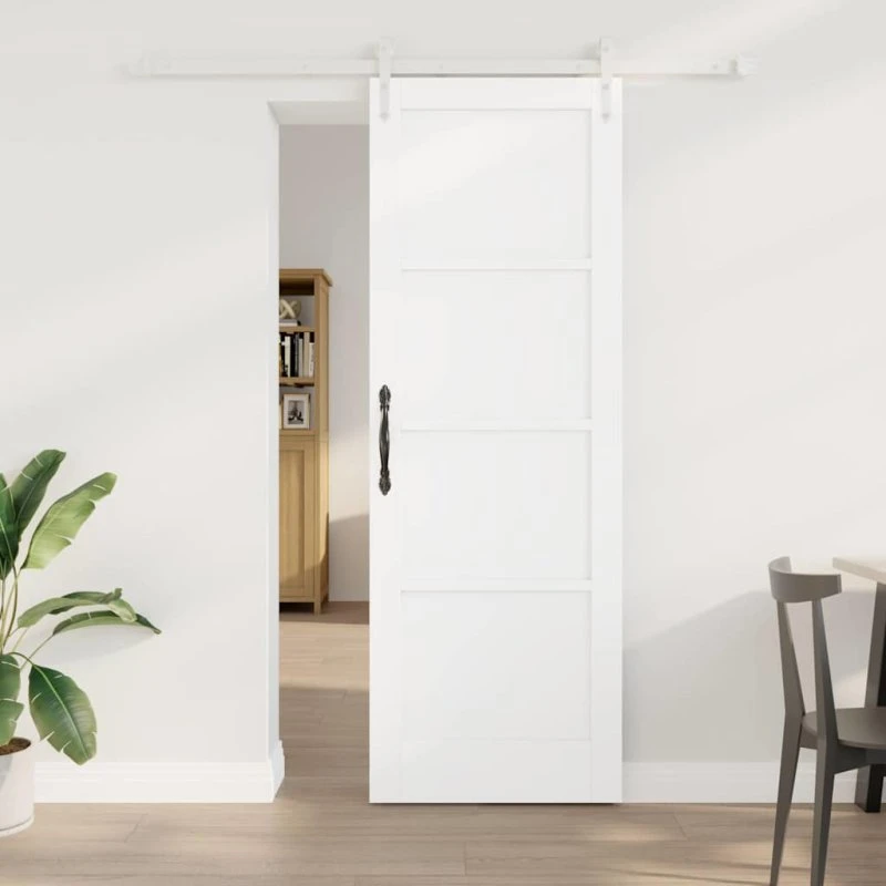 vidaXL Skydedør ORKDAL Hvid 73,5 x 211 cm