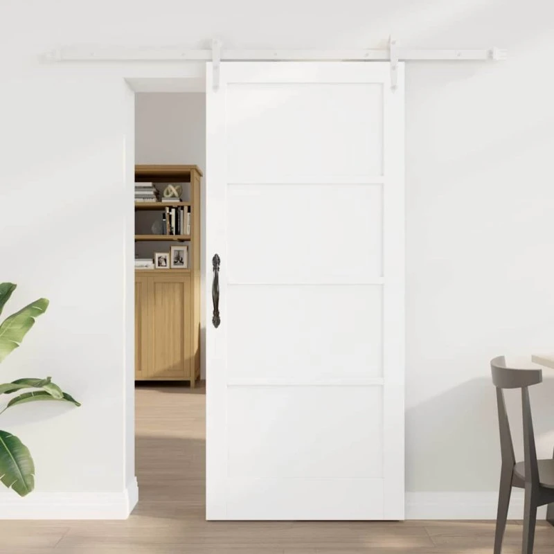 vidaXL Skydedør ORKDAL Hvid 78 x 202 cm