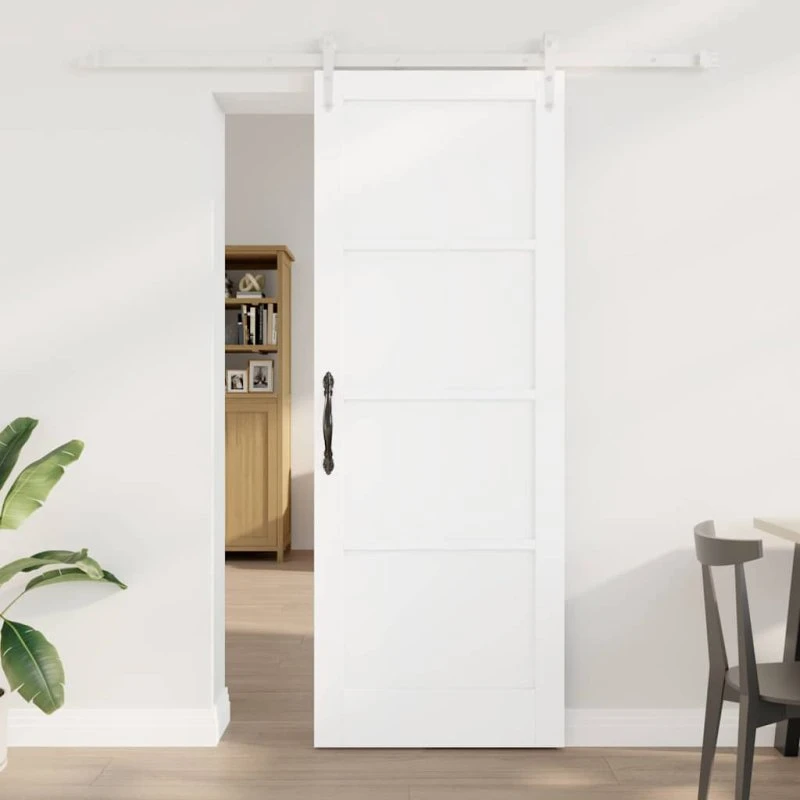 vidaXL Skydedør ORKDAL Hvid 78 x 211 cm
