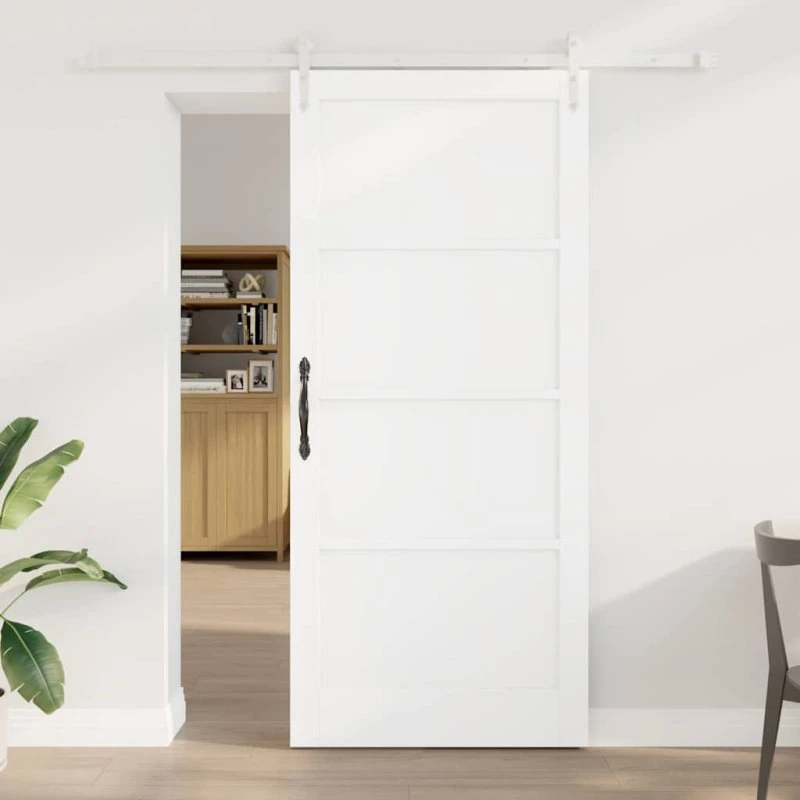vidaXL Skydedør ORKDAL Hvid 93 x 211 cm