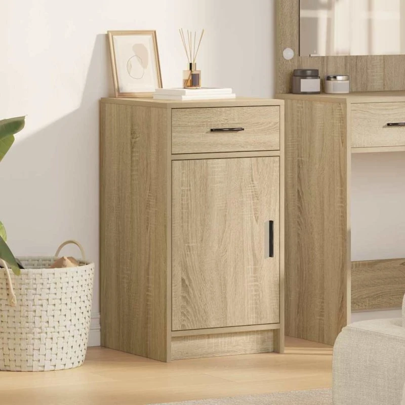 vidaXL Sideboard Sonoma eg 40 x 40,5 x 75 cm i konstrueret træ