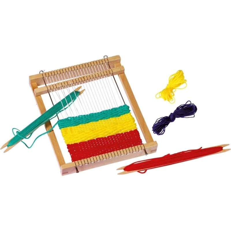 Goki væveramme i bøgetræ, lille 19×22 cm