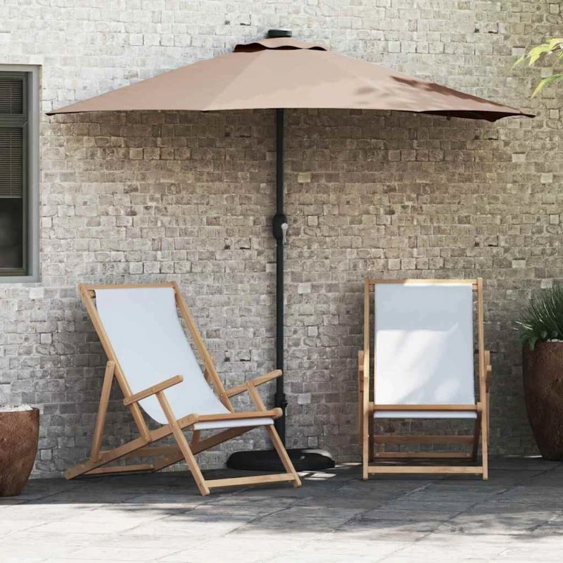 vidaXL Havesol Gråbrun 294 x 150 x 223 cm