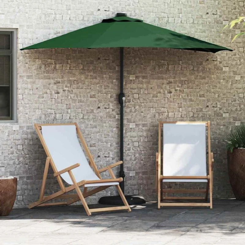 vidaXL Havesol Grøn 294 x 150 x 223 cm, Polyester og Stål